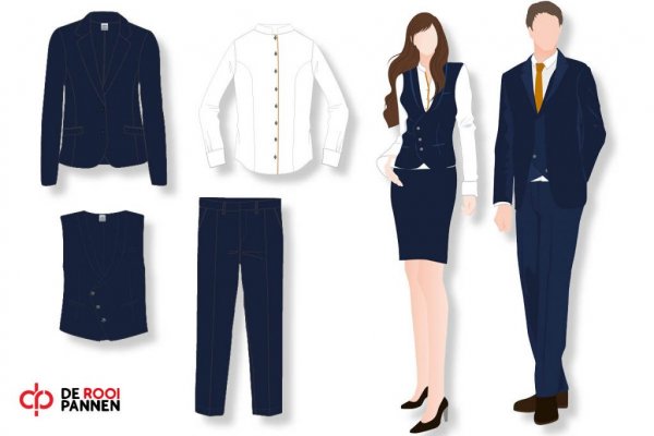 De Rooi Pannen Bedrijfskleding Schetsen De Rooi Pannen Bedrijfskleding Schetsen