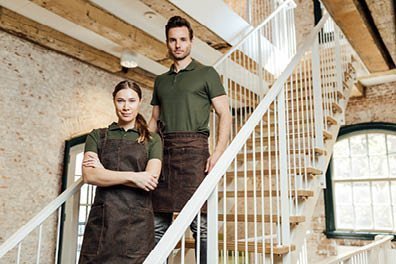 Horecakleding schort sloof polo